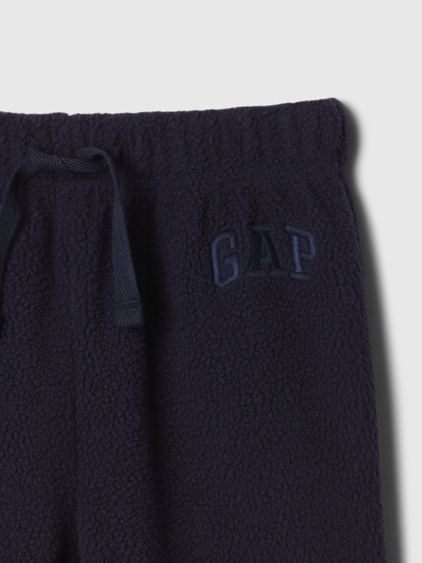 GAP Baby hlače z logotipom Polar Fleece GAP