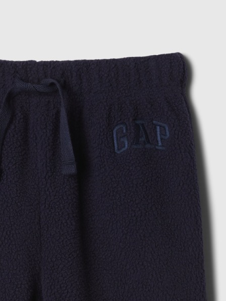 GAP Baby hlače z logotipom Polar Fleece GAP