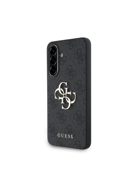 Guess Guess PU 4G Metal Logo Zadnji pokrov za Samsung Galaxy A36 Grey