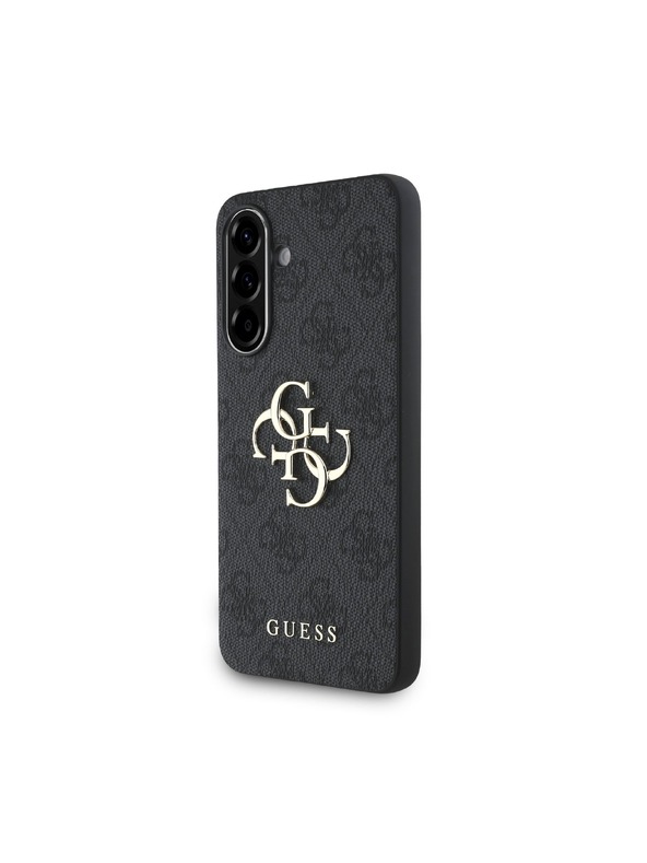 Guess Guess PU 4G Metal Logo Zadnji pokrov za Samsung Galaxy A36 Grey