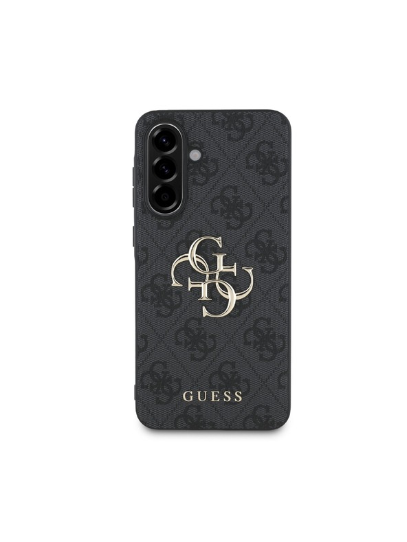 Guess Guess PU 4G Metal Logo Zadnji pokrov za Samsung Galaxy A36 Grey
