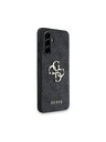 Guess Guess PU 4G Metal Logo Zadnji pokrov za Samsung Galaxy A36 Grey