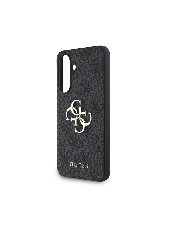 Guess Guess PU 4G Metal Logo Zadnji pokrov za Samsung Galaxy A36 Grey