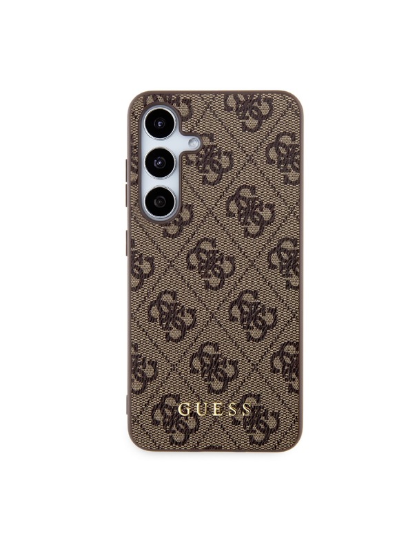 Guess Guess 4G Zadnji pokrov za Samsung Galaxy S24 Brown