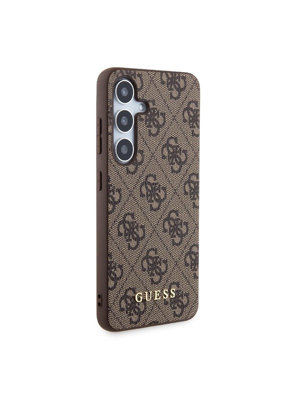 Guess Guess 4G Zadnji pokrov za Samsung Galaxy S24 Brown