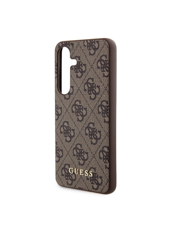 Guess Guess 4G Zadnji pokrov za Samsung Galaxy S24 Brown