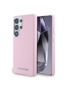 Karl Lagerfeld Karl Lagerfeld PU Saffiano Metal Logo and Frame Zadnji pokrov za Samsung Galaxy S25 Ultra Pink