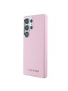 Karl Lagerfeld Karl Lagerfeld PU Saffiano Metal Logo and Frame Zadnji pokrov za Samsung Galaxy S25 Ultra Pink