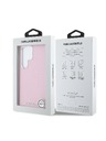 Karl Lagerfeld Karl Lagerfeld PU Saffiano Metal Logo and Frame Zadnji pokrov za Samsung Galaxy S25 Ultra Pink