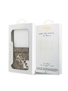 Guess Guess PU 4G Metal Logo Zadnji pokrov za Samsung Galaxy Z Flip 7 Brown