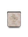 Guess Guess PU 4G Metal Logo Zadnji pokrov za Samsung Galaxy Z Flip 7 Pink