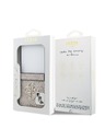 Guess Guess PU 4G Metal Logo Zadnji pokrov za Samsung Galaxy Z Flip 7 Pink
