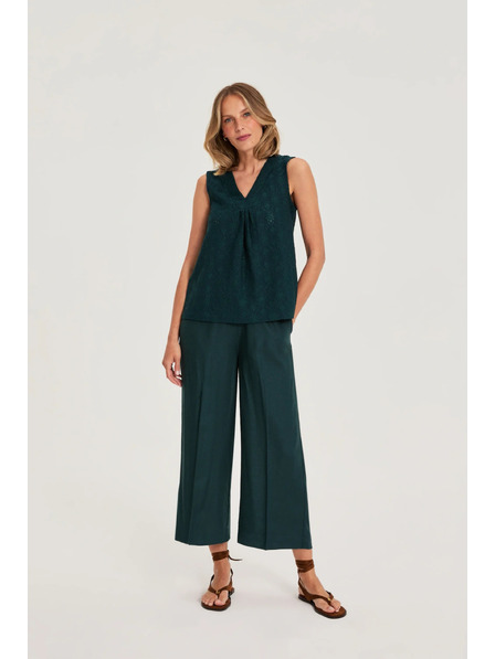 Moodo Culottes hlače zelene Moodo