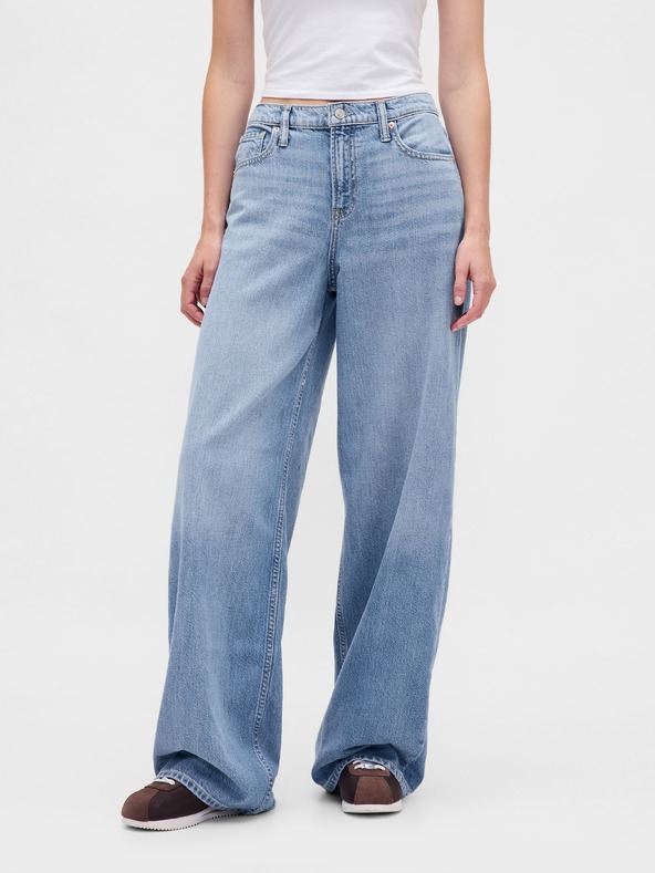 GAP Kavbojke Mid Rise UltraSoft Baggy GAP