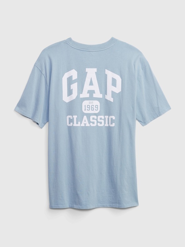 GAP Najstniško organski t-shirt z logotipom Gap classic GAP