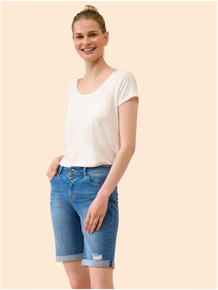 Orsay Modre denim natrgane kratke hlače ORSAY