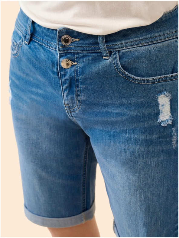 Orsay Modre denim natrgane kratke hlače ORSAY