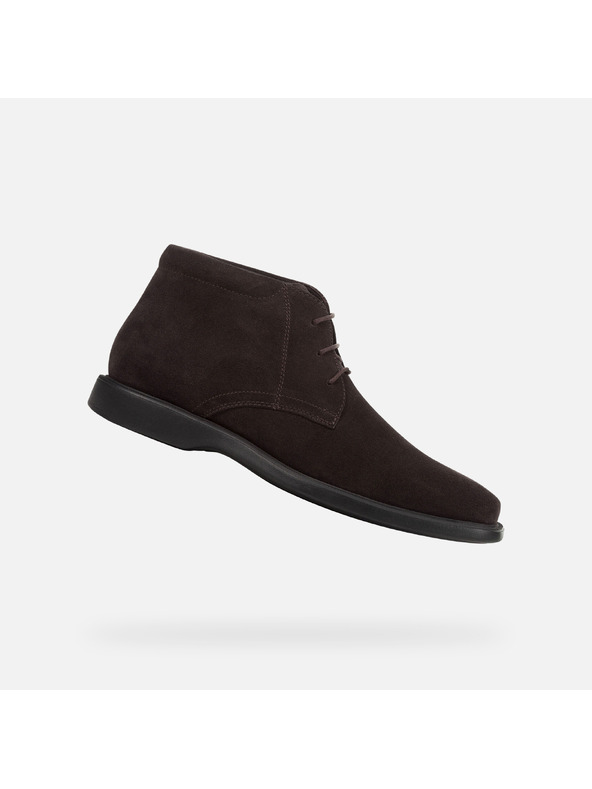Geox Rjava moška gležnjna obuv Geox Brayden 2fit