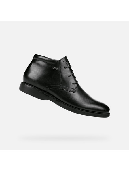 Geox Črna moška gležnjna obuv Geox Brayden 2fit