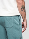 Ombre Clothing Komplet dveh moških trenirk v sproščenem kroju - temno modra/tirkizna V1 Z126 Ombre Clothing