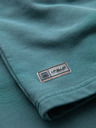 Ombre Clothing Komplet dveh moških trenirk v sproščenem kroju - temno modra/tirkizna V1 Z126 Ombre Clothing
