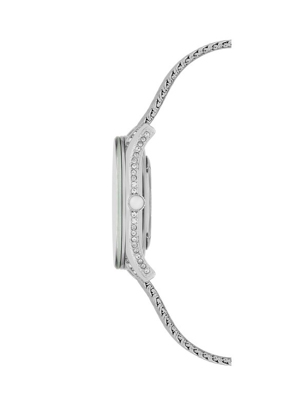 Anne Klein Ženske okrogle ure Anne Klein mesh AK/2209SVSV