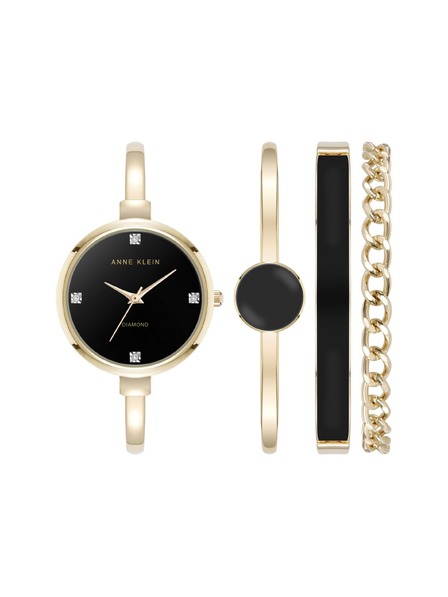Anne Klein Ženski komplet ur in naramkov Anne Klein AK/5142BKST