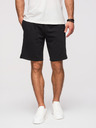 Ombre Clothing Komplet dveh moških trenirk iz frote pletenega materiala regular fit - črna/svetlo zelena V1 Z125 Ombre Clothing