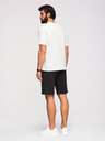 Ombre Clothing Komplet dveh moških trenirk iz frote pletenega materiala regular fit - črna/svetlo zelena V1 Z125 Ombre Clothing