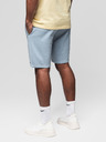 Ombre Clothing Komplet dveh moških trenirk s potiskom - svetlo modra/tirkizna V1 Z127 Ombre Clothing