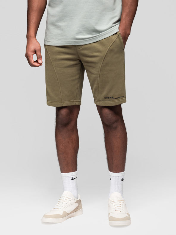 Ombre Clothing Komplet dveh moških trenirk s potiskom - svetlo modra/tirkizna V1 Z127 Ombre Clothing