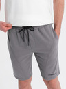 Ombre Clothing Komplet dveh moških trenirk s potiskom - svetlo modra/siva V2 Z127 Ombre Clothing