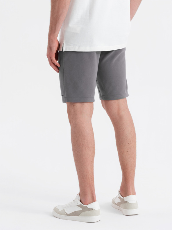 Ombre Clothing Komplet dveh moških trenirk s potiskom - svetlo modra/siva V2 Z127 Ombre Clothing