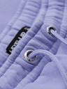 Ombre Clothing Komplet dveh UNISEX kratkih hlač z elastičnim pasom - svetlo modra/svetlo vijolična V2 Z129 Ombre Clothing