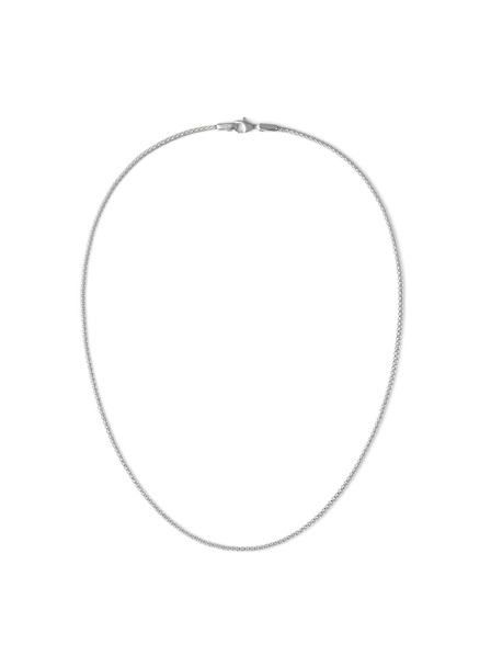 Daniel Wellington Srebrna jeklena ogrlica Daniel Wellington Mesh DW00401102