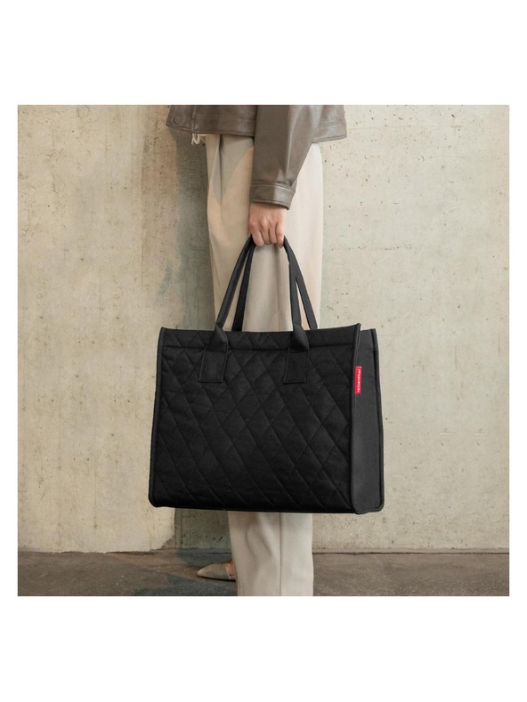 Reisenthel Torbica Reisenthel Daily Shopper Rhombus Black