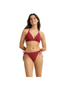 DIM DIM SWIMWEAR SHELL TRIANGLE BRA - Ženski kupači kostum - temno rdeča