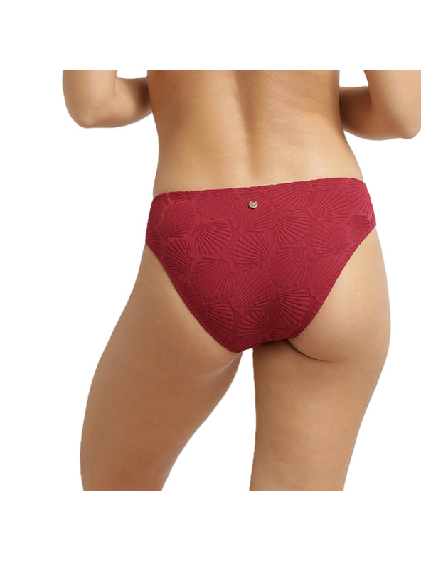 DIM DIM SWIMSUIT SHELL BIKINI - Ženski kupači kostum - temno rdeča