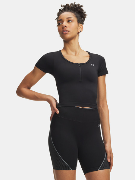 Under Armour Ženska majica Under Armour Vanish Seamless Crop Zip SS