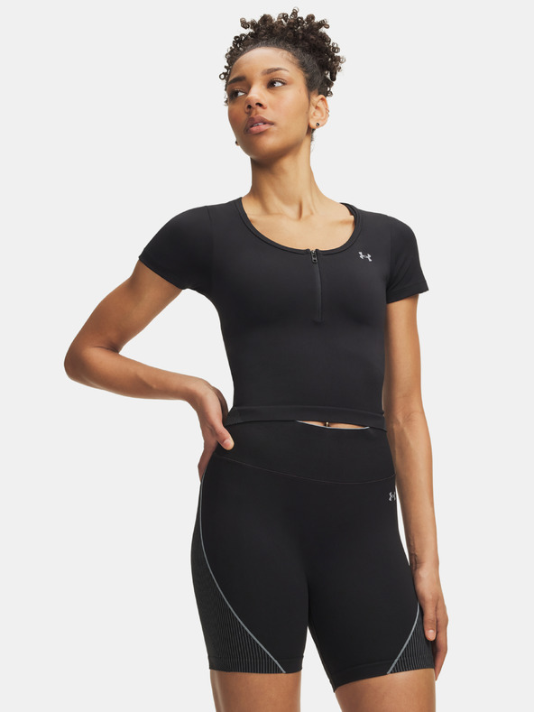 Under Armour Ženska majica Under Armour Vanish Seamless Crop Zip SS