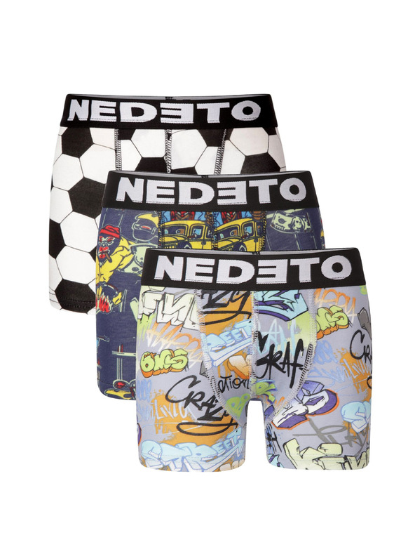 Nedeto Set treh - otroške boksarice Nedeto večbarvne