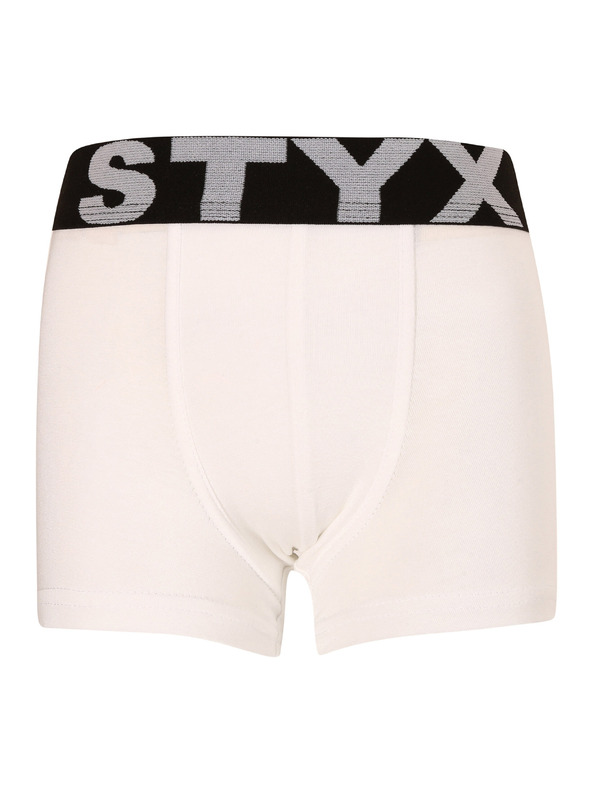 Styx Otroške boksarice Styx športni elastičen pas bele