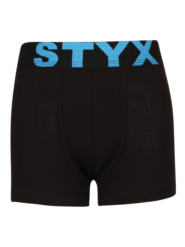 Styx Set treh - otroške boksarice Styx športni elastičen pas črne