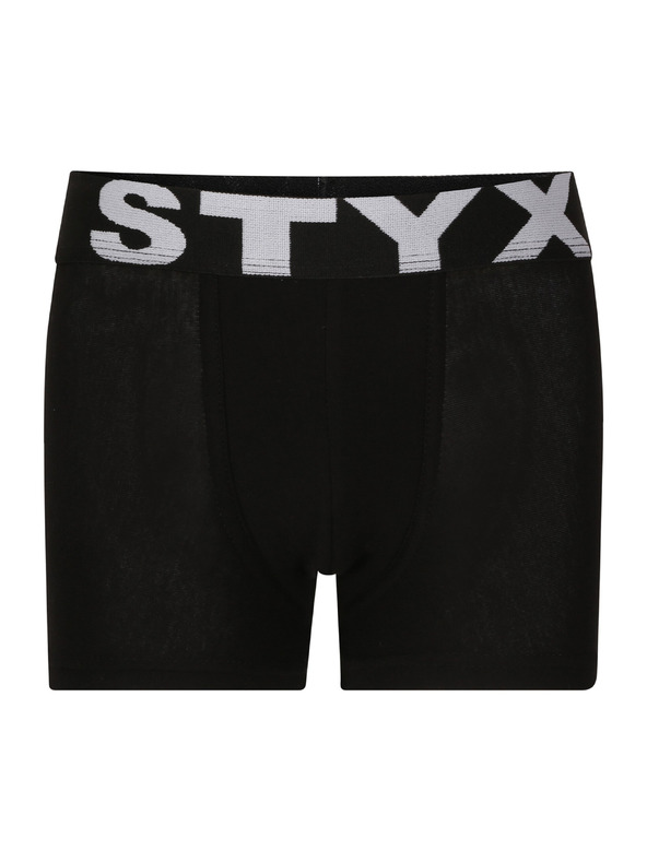 Styx Set treh - otroške boksarice Styx športni elastičen pas črne