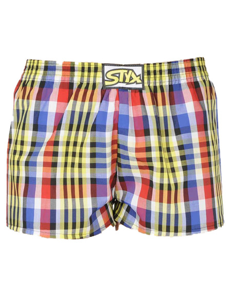 Styx Otroške hlačke Styx klasični elastičen pas večbarvna
