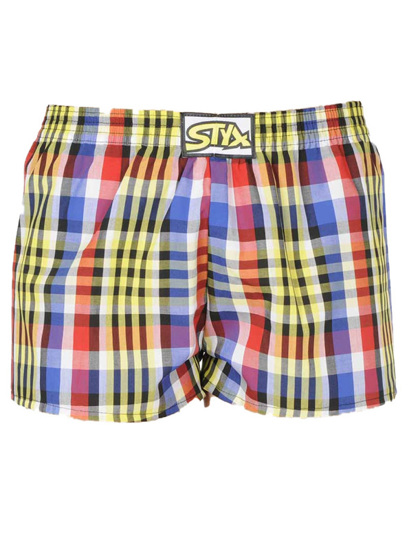 Styx Otroške hlačke Styx klasični elastičen pas večbarvna
