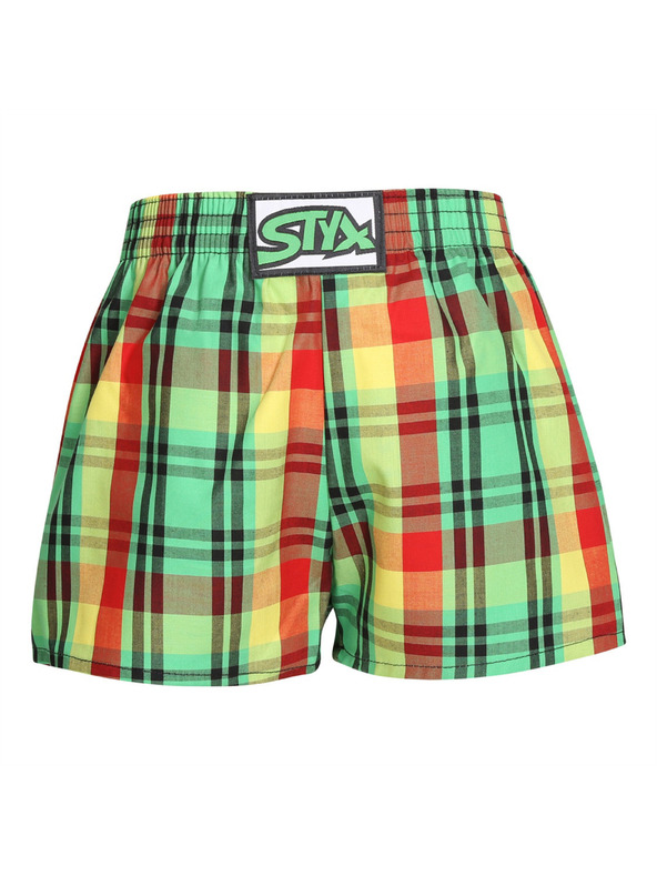 Styx Otroške hlačke Styx klasični elastičen pas večbarvna