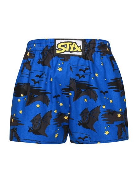 Styx Otroške hlačke Styx art klasični elastičen pas netopir