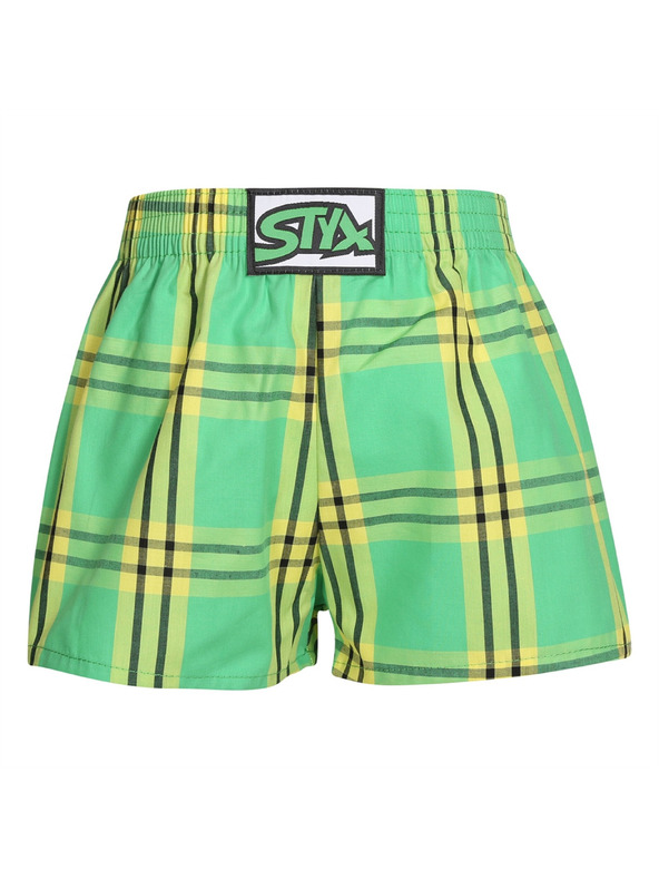 Styx Otroške hlačke Styx klasični elastičen pas večbarvna