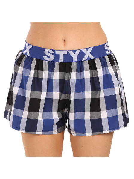 Styx Set treh - ženske kratke hlačke Styx športni elastični pas večbarvne